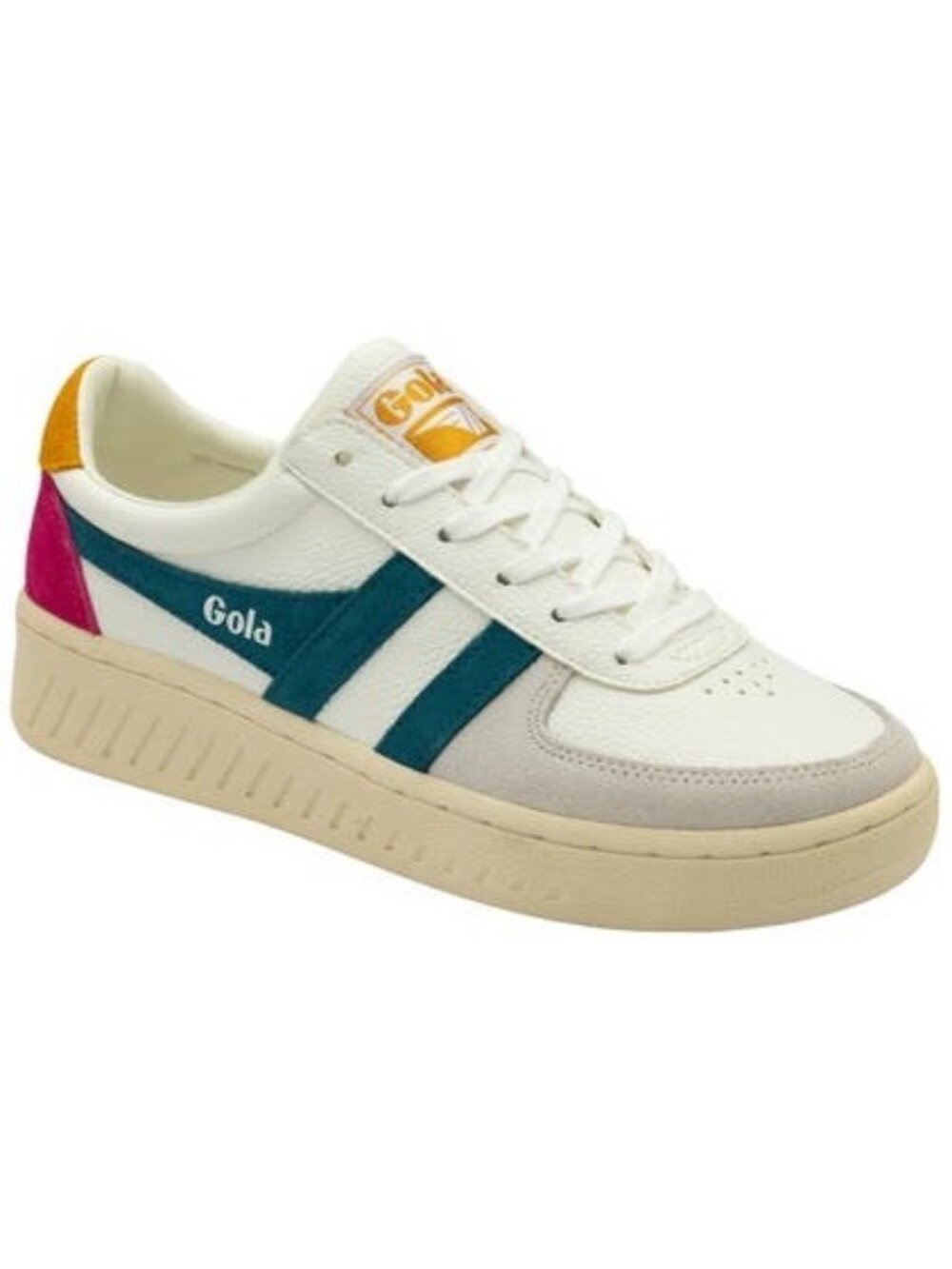 Gola Grand Slam Trident Sneakers White Peacock Sun In White Size 8.5 New